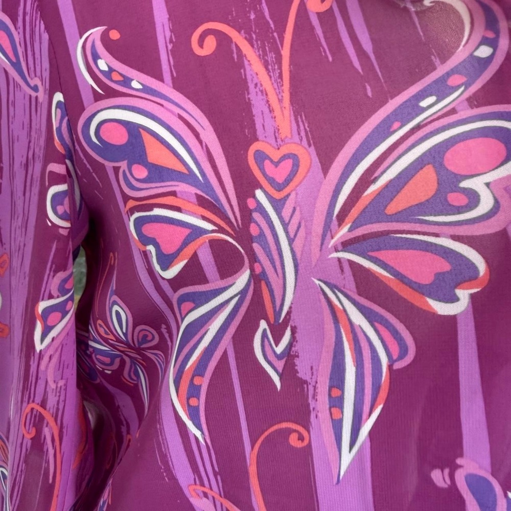 Fairy Butterfly Sheer Shawl - Picture 4 of 7